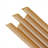 Pailles jetables écologiques 100 % biodégradables en bagasse PHA de BOFA Direct Selling pour les salons de thé, les cafés et les boutiques de desserts