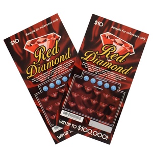 Fabricante OEM Profesional de Boletos de Lotería Personalizados con Impresión de Alta Calidad y Funciones de Juego Rasca y Gana - Product Image 1