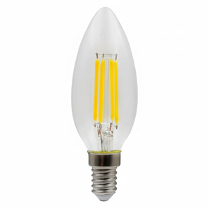 Lampada a candela LED trasparente E14 6W 800Lm 4000K (B&B 121117) - Product Image 2