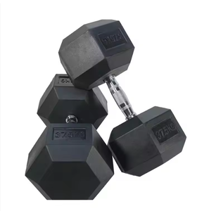 2.5kg to 50kg <strong>Dumbbell</strong> Sets Gym Power Training Equipment <strong>Rubber</strong> Coated Steel Weights in Lbs Hexagon Hex <strong>Dumbbells</strong> Free Weights - Product Image 6