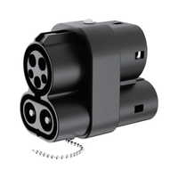 Adaptateur CCS1 vers CCS2 certifié CE KHONS, état neuf, 1000VDC/240V AC DC+AC, courant nominal 250A DC 32A AC