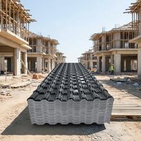 Langlebige Spanische Design ASA PVC Wellplatten Wärme- und Schalldämmende Tejas Dachziegel Synthetische Harz-Dachziegel für Hotels