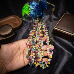 Perlas de Zafiro Natural Multicolor, Altamente Pulimentadas, de 8-10 mm, Piedras Preciosas para la Fabricación de Joyas, Proveedor Mayorista - Product Image 3