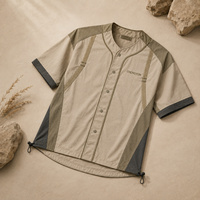 Maillot de baseball personnalisé en gros, durable, en polyester recyclé, uniforme d'équipe