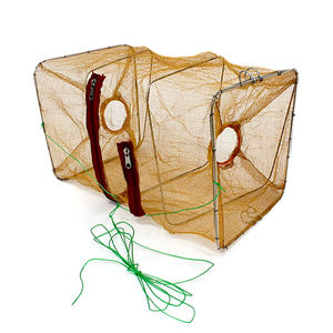 Piège à homard pliable Datao, portable et efficace, filet de pêche à ressort sans nœuds en polyéthylène - Product Image 5