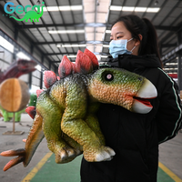 Marionnette de dinosaure réaliste en silicone de qualité supérieure, artisanale, taille réelle, animatronique, dragon, dinosaure bébé
