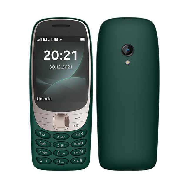 Cheap Feature Phone for Nokio 6310 Mobile Phones Original GSM Keypad Bar Cellphone