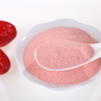 Wateroplosbaar voedingsmiddelkwaliteit 1kg trommelverpakking bulk geconcentreerd instant aardbeienfruitpoeder met vitamine voor dranken