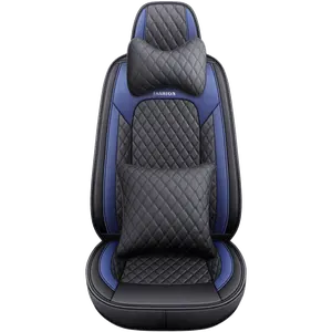 One-Stop Supplier Interior Car Accessories High Quality Durable Pu Pvc Leather Seat Covers Universal Size Used For All