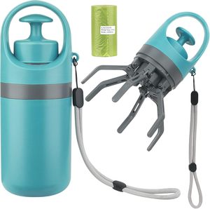 Ramasse-crottes portable écologique pour chien avec distributeur de sacs – Nettoyeur de déchets pour animaux pratique pour les promenades - Product Image 2