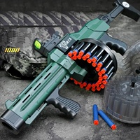 Pistolet à billes d'airsoft manuel cool 70 cm 2024, jouet pour enfants, équipement de tir souple en EVA, jouet en plastique de grande taille pour garçons