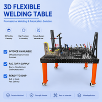 Table de soudage nitrurée usinée avec précision, surface de travail 3D flexible à charge lourde, adaptée au soudage de cadres de machines d'ingénierie