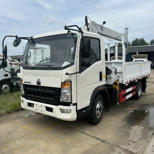 รถบรรทุกติดเครนไฮดรอลิก Sinotruk HOWO 5 ตัน แบบแขนยืดไสลด์ 4x2 - Product Image 2
