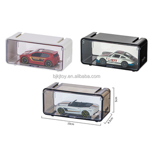 Vitrinas Coloridas y Transparentes para Matchbox, Cajas Apilables de Estantería para Exhibición de Modelos de Coches a Escala 1/64, Estuche Protector para Hot Wheels - Product Image 3