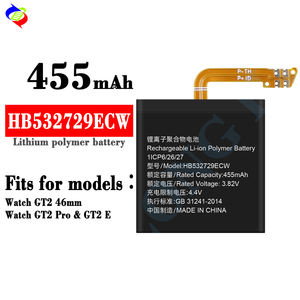 Baterai Oem HB532729ECW 455mAh 46MM untuk Huawei Watch GT2 GT 2 Smartwatch 46MM - Product Image 2