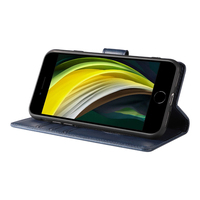 Funda de Teléfono Tipo Cartera de Cuero PU para iPhone 8/7/SE3/SE2 - Funda con Soporte, 3 Ranuras para Tarjetas, Cierre Magnético y Carcasa Antigolpes