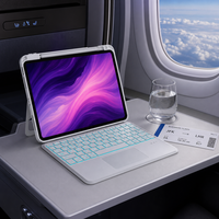 Nouvel étui clavier détachable à ciseaux pour iPad Pro 10,5 pouces avec pavé tactile sans fil pour le bureau et les études