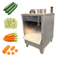 Hoge capaciteit fruit snijmachine 60mm kleine groentesnijmachine industriële onderdruk fruit- en groentesnijder