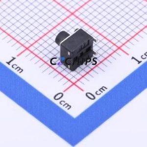 TS-1091C-A4B3-D2 Tactile Switch SMD Switch Single Pole Single Throw Round Button 2.5N Horizontal Mount - Product Image 2