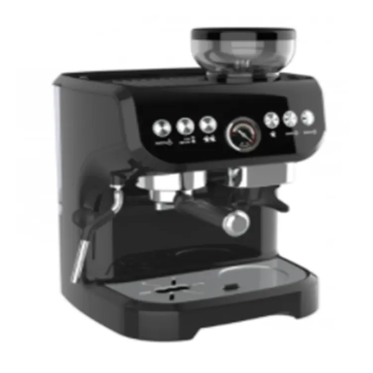 Cafeteira máquina de café expresso elétrica, cafeteira expressa uso comercial espresso máquina de café com moedor