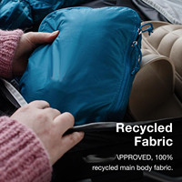 Ensemble de cubes de rangement de voyage en nylon imperméable de qualité supérieure, personnalisable avec logo, vente en gros OEM, compression, 3 pièces