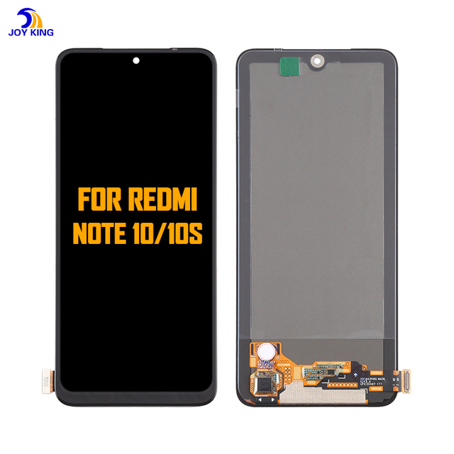 AMOLED for Xiaomi Redmi Note 10 Pro Display with Frame Touch Panel Screen Digitizer Tela for Redmi Note10 Note 10s LCD M2101K7AG