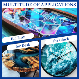 อีพอกซีเรซินใสมีกาว2:1เหลว AB สำหรับโต๊ะแม่น้ำ - Product Image 3