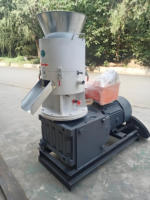 Granulateur de sciure de bois d'olivier Portable automatique à haute productivité avec moule plat pour la production de boules