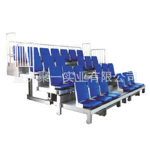 ที่นั่งแบบพับเก็บได้สำหรับสนามกีฬากลางแจ้งสีแดง - Product Image 4