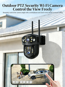 Caméra IP 4G 1080K 4MP à double objectif, étanche, détection humaine, surveillance vidéo, protection de sécurité CCTV, caméras PTZ V380Pro - Product Image 5