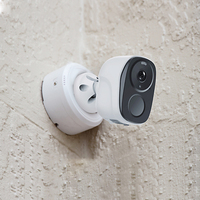 Caméra de Surveillance IP WiFi LTE Sans Fil F3 PTZ 1080p avec Audio Bidirectionnel, Vision Nocturne CMOS et Stockage Cloud 1 An