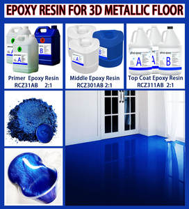 <span class=keywords><strong>Resina</strong></span> <span class=keywords><strong>Epoxi</strong></span> Metálica AB de Dos Componentes Resistente al Agua <span class=keywords><strong>para</strong></span> <span class=keywords><strong>Suelos</strong></span> Artísticos <span class=keywords><strong>3D</strong></span> - Product Image 4