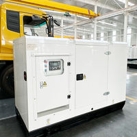 Générateur diesel silencieux haute performance 40KW triphasé 1500RPM 50/60Hz avec contrôle AVR électrique 200A, refroidissement par eau, alimentation électrique