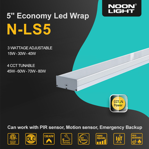 Noonlight Dimmable LED trần đồ đạc tuyến tính 4ft tuyến tính lịch thi đấu Batten LED - Product Image 6