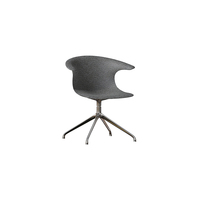 Fauteuil de loisirs moderne Embrace, best-seller, revêtement en tissu, couture à la main, base en métal et bois, pour café, hôtel, hall d'entrée