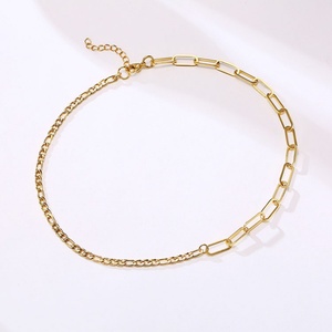 Cadena de Acero Inoxidable 3:1 NK Figaro Cuban Link para Suéter, Estilo Coreano, Joyería de Moda - Product Image 2