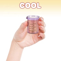 Cadeaux originaux pour les amateurs de boisson, cadeaux scientifiques amusants, verres à shot, ensemble de verres en forme de bécher de chimie, 4 verres de laboratoire en plastique pour adultes