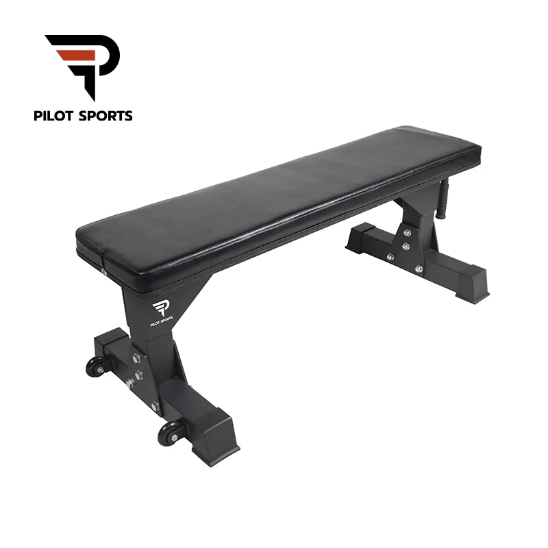 Banc plat de sport, équipement d'exercice, banc de gymnastique, banc de musculation, commercial