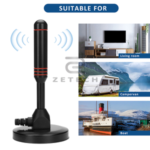 <span class=keywords><strong>Antenne</strong></span> <span class=keywords><strong>TV</strong></span> numérique Tuner de signal amélioré <span class=keywords><strong>Antenne</strong></span> HDTV intérieure portable avec câble de 5 mètres - Product Image 5
