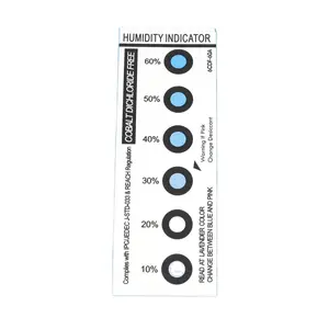 乾燥剤3/6ドット吸湿紙カードセンサー湿度表示カード工場直接吸収
