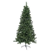 6ft 7ft Großhandel Hochwertige Weihnachts baum Künstliche Glasfaser Weihnachts bäume Mit Led