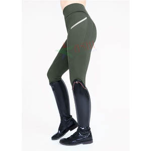 Professional Horse Riding Silicone Riding Leggings Unique High <b>Waist</b> Horse Riding Silicon Leggings Women Horse Riding Leggings - Product Image 5