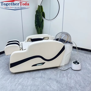 High-End Electric Shampoo Chair Barber Chair Water Circulation Spa Bed PU Leather Modern Design for Salon Commercial <b>Gym</b> School - Product Image 6