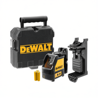 Niveau laser DW088K-XJ 360 degrés auto-nivelant avec support et étui, fabriqué en Italie pour les travaux de construction et d'alignement