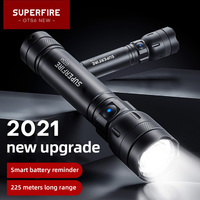 Mini lampe torche LED rechargeable puissante, nouveau design, lampes de poche de poche, chasse, tactique, défense, camping, EDC, étanche, USB, aluminium