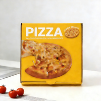 Boîte d'emballage pour pizza en plastique, jetable, recyclable, PVC, personnalisable, marque Cholyn