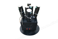 Machine de tir de feu d'artifice de fontaine rotative d'équipement d'effet spécial de scène télécommandée pour la fête de scène de mariage