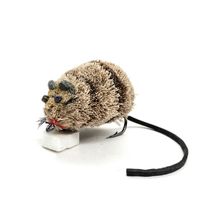 TG 2/0 #   <span class=keywords><strong>Leurre</strong></span> <span class=keywords><strong>de</strong></span> pêche à la mouche popper topwater en poil <span class=keywords><strong>de</strong></span> cerf noué à la main <span class=keywords><strong>pour</strong></span> la pêche au bar à gueule large, au brochet, au saumon et aux prédateurs d'eau douce - Product Image 1