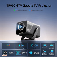 Proyector Inteligente Topleo 8K 1080P Android TV de Tiro Ultra Corto para Negocios y Educación, Proyector Inteligente Portátil