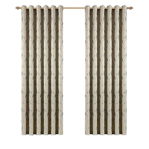 <span class=keywords><strong>2025</strong></span> sang trọng Jacquard vải dệt cửa sổ màn rèm lá mô hình hoa khối ra rèm cửa cho phòng khách phòng ngủ - Product Image 6